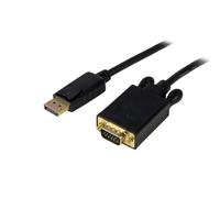 Cable - StarTech.com DP2VGAMM6B Cable 1,8m Adaptador Conversor DisplayPort VGA Activo Negro
