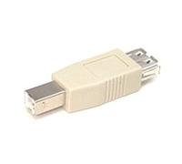 StarTech.com Adapter USB B Male to USB A Female Beige - Adaptador para Cable (Male Connector/Female Connector, Beige)