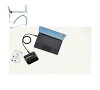 StarTech.com Alfombrilla Antiestática, Superficie Antiestática para la Reparación de Electrónicos para Mesa, con Cable de Toma a Tierra Removible, ANSI/ESD S 4.1, 60cmx120cm (LG-Anti-Static-Mat)