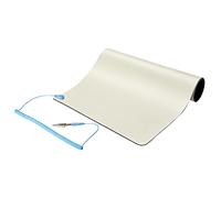 StarTech.com Alfombrilla Antiestática, Superficie Antiestática para la Reparación de Electrónicos para Mesa, con Cable de Toma a Tierra Removible, ANSI/ESD S 4.1, 30cmx46cm (SM-Anti-Static-Mat)
