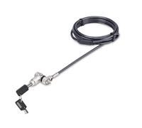 StarTech.com Antirrobo Universal 3 en 1 para PC, Cable de Bloqueo con Llave Maestra, 2m, Compatible con Noble Wedge/Nano/K-Slot