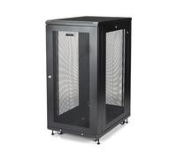 StarTech Armario rack para servidores 24U 19" 4 columnas, carriles de montaje ajustables