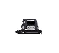 StarTech.com - Bahía de Disco Duro Removible SATA de 2.5"" para Ranura de Expansión de Ordenador - Adaptador de Bahía - Negro