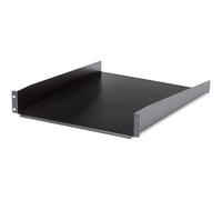 StarTech.com Bandeja para Rack de Servidores 2U, Estante para Armario de Servidores o Racks de Equipos de Red 19", Acero de Servicio Pesado, Capacidad: 23kg, Profundidad: 56cm, Negra (CABSHELF22)