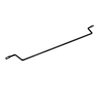 StarTech.com Barra Horizontal para Gestión de Cableado - Barra Recta con Doblés de 5cm para Instalación de Cables