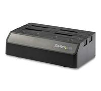 StarTech.com Docking Station USB 3.1 10Gbps de 4 Bahías SATA para Discos Duros y SSDs de 2,5 o 3,5 Pulgadas - Base USB-C de 4 Bahías