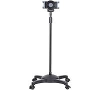 StarTech.com Base Soporte Móvil con Ruedas Bloqueables para Tablet, Atril de Altura Ajustable para Tablets de 7 a 11 Pulgadas, Base Portátil para Tablet con Soporte Removible para Tablet (STNDTBLTMOB)