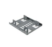 StarTech.com Bracket Adaptador Bandeja de Montaje 2 Unidades de Disco Duro HDD de 2,5" a Bahía de 3,5 Pulgadas