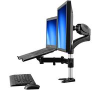 StarTech.com Brazo para un Monitor - Base para Ordenador Portátil con Ajuste de Altura de un Toque