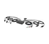 StarTech.com C2-DD46-UA2-CBL-KVM interruptor KVM Negro