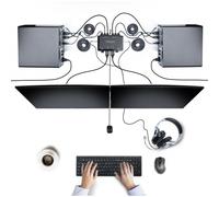 StarTech.com C2-DD46-UA2-CBL-KVM interruptor KVM Negro