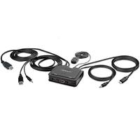 Startech.com c2-h46-uac-cbl-kvm interruptor kvm negro