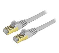 StarTech.com C6ASPAT1GR 0.3m Cat6a U/FTP (STP) Gris - Cable de Red (0,3 m, Cat6a, U/FTP (STP), RJ-45, RJ-45, Gris)