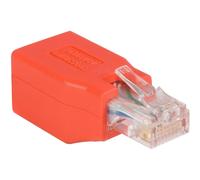 Adaptador de Cable de Red Ethernet Cat6 StarTech.com Recto a Cruzado UTP Patch RJ45 Rojo