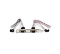 Extensor - StarTech.com PLATE9M2P16 Placa Serie de Dos Puertos