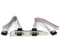 Startech.com cabezal bracket 2 puertos com de serie serial - 2x db9 ma