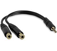 Startech Cable Divisor 3.5mm M A 2x H One Size Black