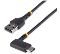 StarTech.com Cable 15cm USB A a USB C Acodado - en Ángulo Recto - Cable USB-C de