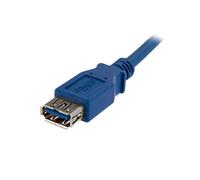 StarTech.com - Cable 1m Extensión Alargador USB 3.0 SuperSpeed - Macho a Hembra USB A - Extensor - Azul