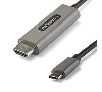 StarTech.com Cable 1m USB C a HDMI 4K de 60Hz con HDR10 - Adaptador de Vídeo USB Tipo C a HDMI 2.0b Ultra HD 4K - Convertidor USBC a HDMI HDR para Monitor o Pantalla - Modo Alternativo DP 1.4 HBR3