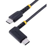 StarTech.com 3ft (1m) USB C Charging Cable Right Angle - 60W PD 3A - Heavy Duty