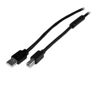 StarTech.com Cable 20 Metros 20m USB B Macho a USB A Macho Activo Amplificado USB 2.0 - Impresora