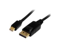 StarTech.com Cable de 2m Mini DisplayPort a DisplayPort 1.2 - Cable Adaptador Mini DisplayPort a DisplayPort 4K x 2K UHD - Cable para Monitor Mini DP a DP
