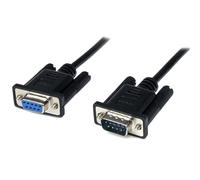 StarTech.com Cable 2m Módem Nulo Null Serie Serial DB9 Hembra a Macho - Negro In