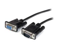 StarTech.com Cable 3m Extensión Directo Straight Through Serie Serial RS232 Vídeo EGA DB9 Macho a Hembra
