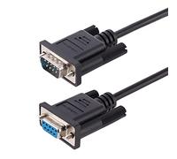 CABLE 3M SERIE DB9 RS232 DE MODEM NULO CROSSOVER SERI AL 9FMNM-3M-RS232-CABLE