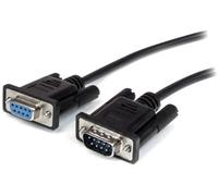 Cable Extensión Serial RS232 DB9 Macho a Hembra 50 cm StarTech.com Negro