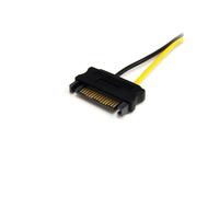 Startech Adaptador 15 Cm Alimentacion One Size Black