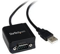 StarTech.com Cable Adaptador 2,5m USB a 1 Puerto Serie Serial RS232 DB9 FTDI Aislamiento Óptico