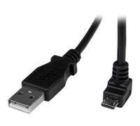 StarTech.com Cable Adaptador 2m USB A Macho a Micro USB B Macho Acodado en Ángul