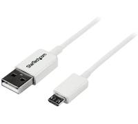 StarTech.com Cable de 2m Lightning de 8 Pin a USB A 2.0 para Apple iPod iPhone 5 iPad - Blanco