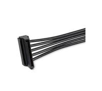 StarTech.com Cable Adaptador Bifurcador Divisor Splitter de Alimentación SATA de 40cm - 4x Receptáculos Hembra SATA