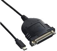 StarTech.com Cable Adaptador Conversor de Impresora USB Tipo C a Paralelo - Cable USBC a DB25 Alimentado por el Bus - Cable para Impresora