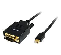 StarTech.com Cable Adaptador Conversor Mini DisplayPort® a VGA 1,8m - 1x MiniDP Macho - 1x HD15 Macho - Mini DP Negro