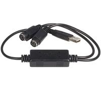 StarTech.com Cable Adaptador Conversor Teclado Ratón Mouse PS/2 a USB - 2x PS/2 Hembra - 1x USB A Macho