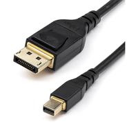 StarTech.com Cable Adaptador de 2m Mini DisplayPort a DisplayPort 1.4 Certificad