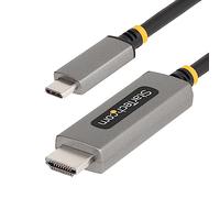 StarTech.com Cable Adaptador de 2m USB-C a HDMI, 8K 60Hz, 4K 144Hz, HDR10, Cable Conversor de Vídeo USB tipo C a HDMI 2.1, Modo Alt DP, Compatible con USB4/Thunderbolt 3/4 (135B-USBC-HDMI212M)
