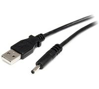 StarTech.com - Cable Adaptador de Alimentación de 90cm USB a Conector Coaxial Tipo H 5V DC - Macho a Macho