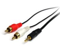 Cable - StarTech.com MU3MMRCA Cable de Audio Estéreo de 3,5mm a 2x RCA M/M
