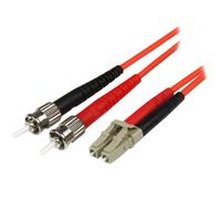 StarTech.com Cable Adaptador de Red de 5m Multimodo Dúplex Fibra Óptica LC-ST 50