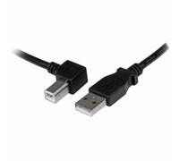Startech 1m Usb 2.0 A To Left Angle B Cable M/m One Size Black