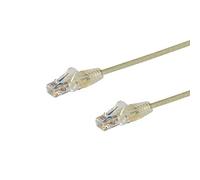 StarTech.com - Cable Cat6 de 2m - Delgado - con Conectores RJ45 sin Enganches - Gris