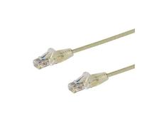 StarTech.com Cable de 3m de Red Ethernet Cat6 Delgado Sin Enganches - Cable de Red Snagless - Gris