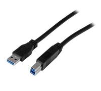 StarTech Cable USB 3.0 USB3CAB1M A a B 1 m Super Speed certificado para impresora Negro