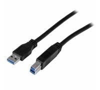 StarTech Cable USB 3.0 USB3CAB1M A a B 1 m Super Speed certificado para impresora Negro