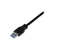 StarTech.com - Cable Certificado 2m USB 3.0 Super Speed USB B Macho a USB A Macho Adaptador para Impresora - Negro